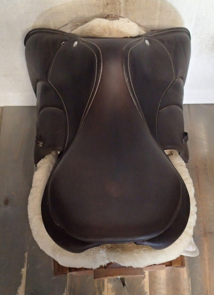18" Voltaire Palm Beach Saddle - Full Buffalo - 2022 - 3A Flaps - 5" dot to dot - Pro Panels (254)
