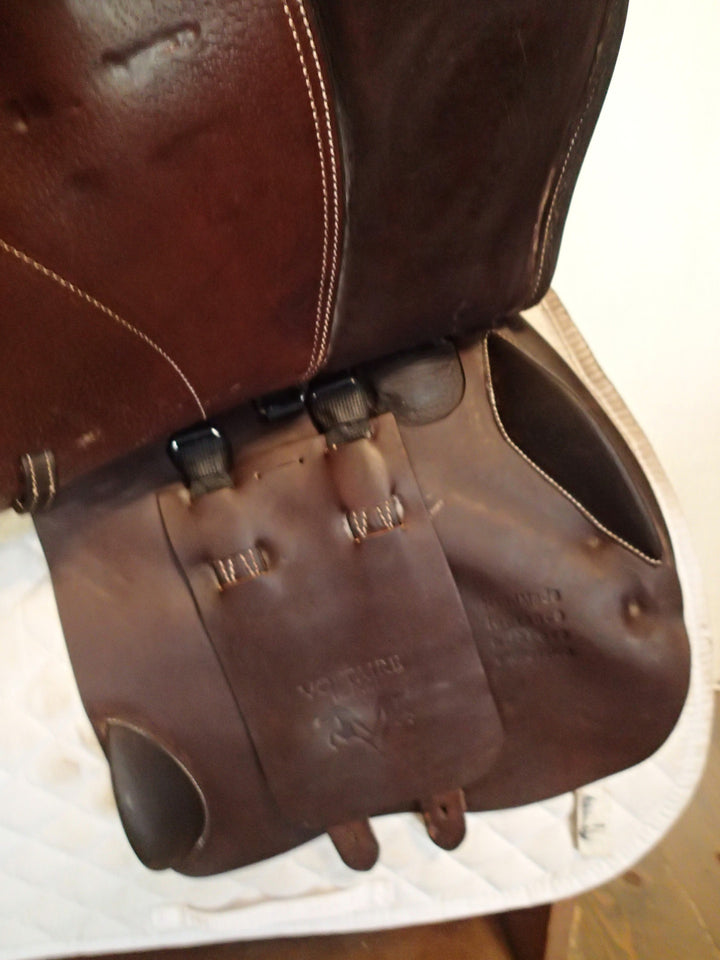 18" Voltaire Palm Beach Saddle - Full Buffalo - 2022 - 3A Flaps - 5" dot to dot - Pro Panels (254)