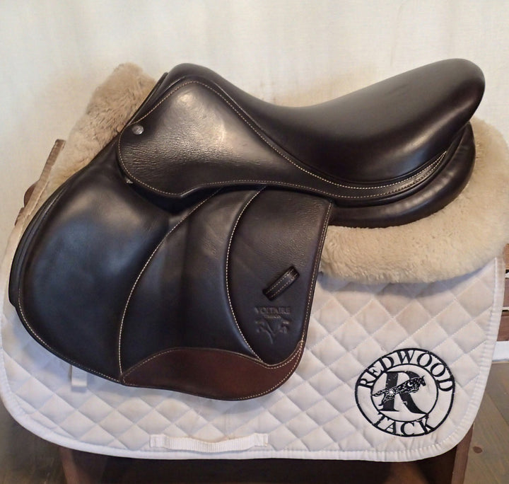 16.5" Voltaire Palm Beach Saddle - Full Buffalo - 2021 - 00A Flaps - 5" dot to dot - FIN Panels (265)