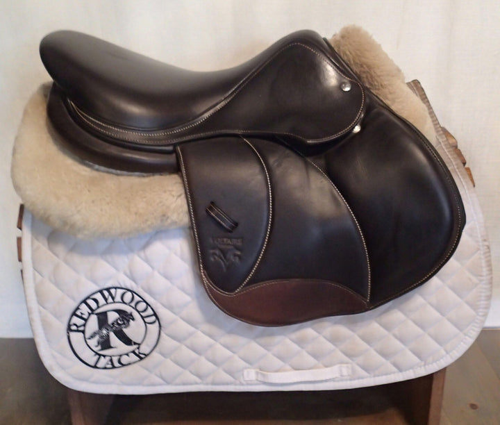 16.5" Voltaire Palm Beach Saddle - Full Buffalo - 2021 - 00A Flaps - 5" dot to dot - FIN Panels (265)