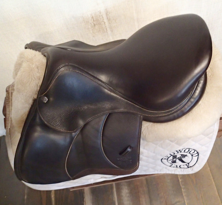 16.5" Voltaire Palm Beach Saddle - Full Buffalo - 2021 - 00A Flaps - 5" dot to dot - FIN Panels (265)