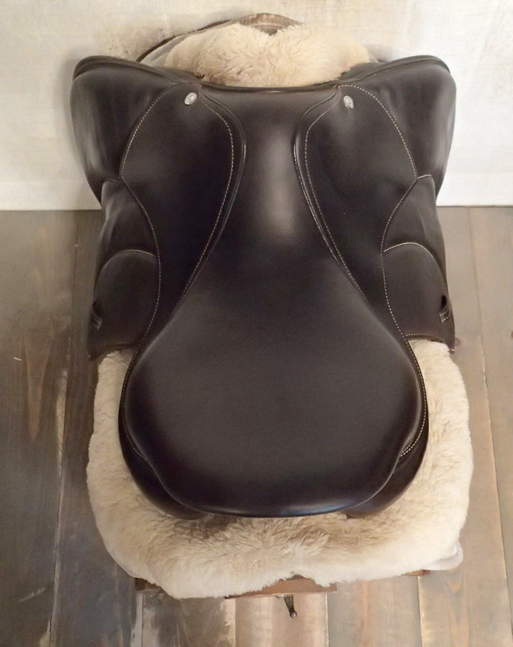 16.5" Voltaire Palm Beach Saddle - Full Buffalo - 2021 - 00A Flaps - 5" dot to dot - FIN Panels (265)
