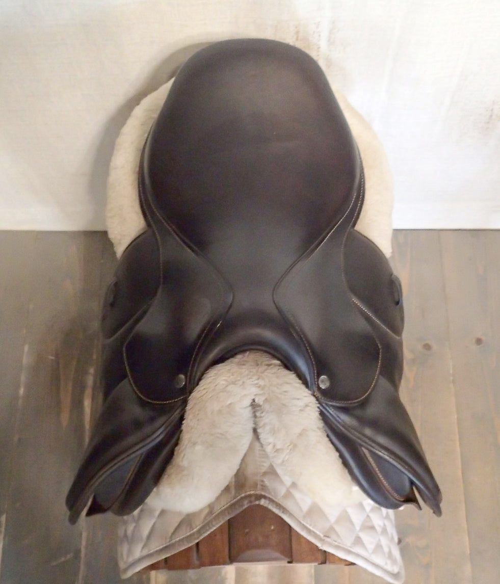 16.5" Voltaire Palm Beach Saddle - Full Buffalo - 2021 - 00A Flaps - 5" dot to dot - FIN Panels (265)