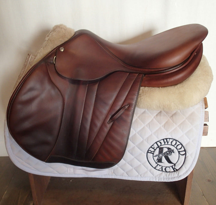 17.5" Butet Premium Saddle - Full Calfskin - 2016 - P Seat - 2.5 Flaps - 4" dot to dot