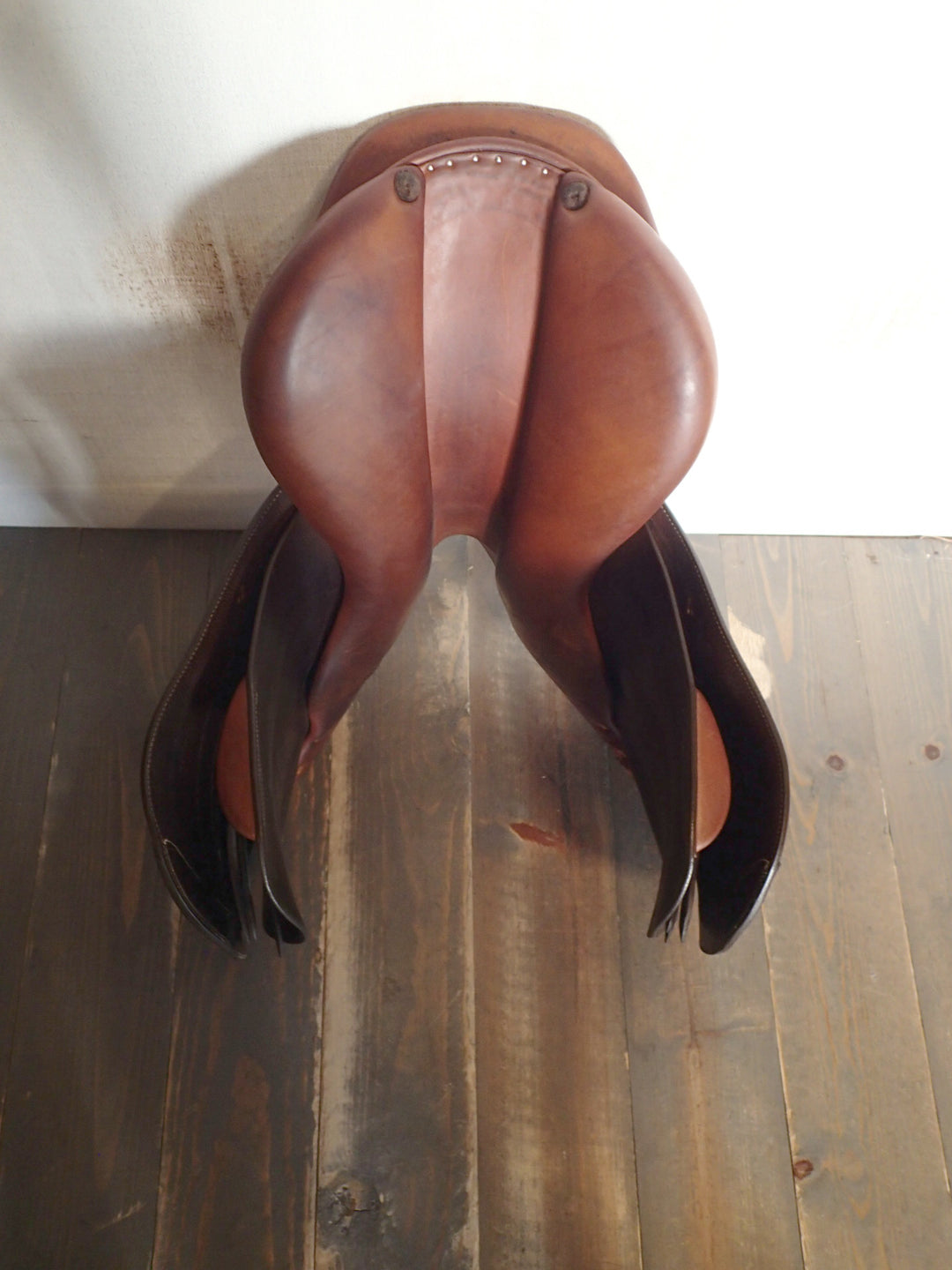 17.5" Butet Premium Saddle - Full Calfskin - 2016 - P Seat - 2.5 Flaps - 4" dot to dot