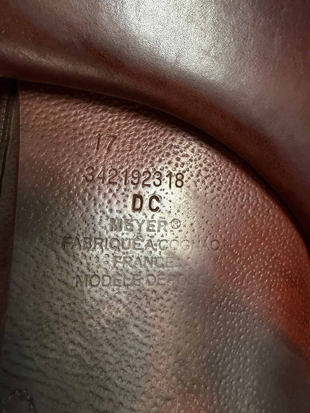 17" Meyer Selles Act 2 Saddle - Full Buffalo - 2019 (272)