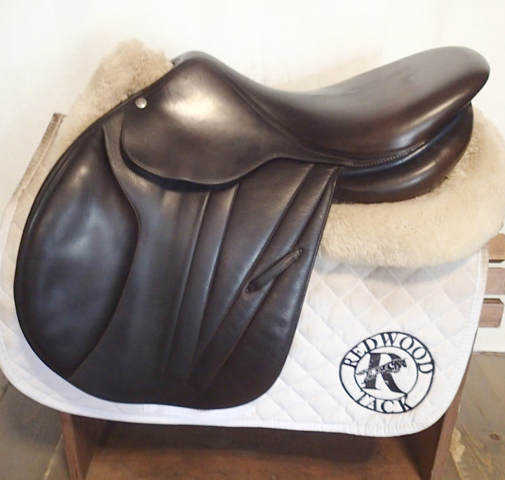 16" Butet Premium Saddle - Full Calfskin - 2019 - P Seat - 2 Flaps - 4.25" dot to dot (277)