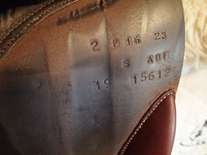 16" Butet Premium Saddle - Full Calfskin - 2019 - P Seat - 2 Flaps - 4.25" dot to dot (277)