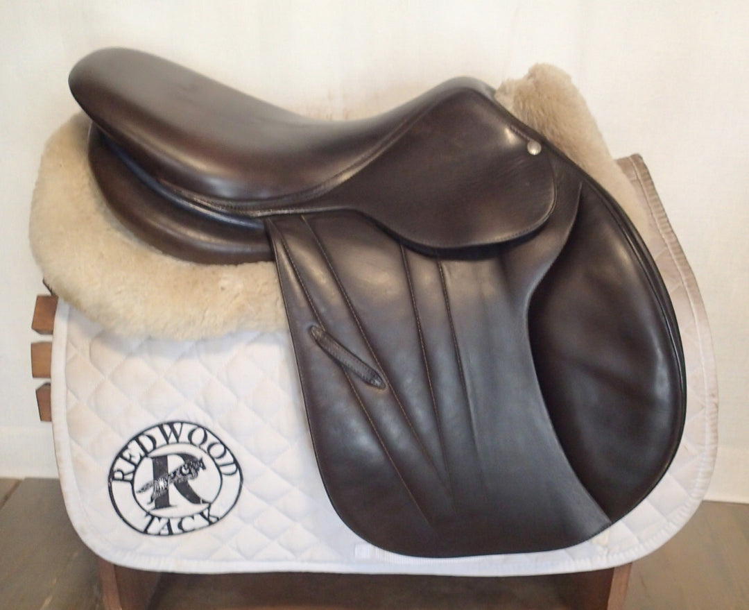 16" Butet Premium Saddle - Full Calfskin - 2019 - P Seat - 2 Flaps - 4.25" dot to dot (277)