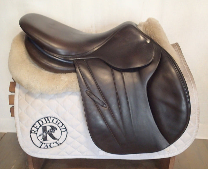 16" Butet Premium Saddle - Full Calfskin - 2019 - P Seat - 2 Flaps - 4.25" dot to dot (277)