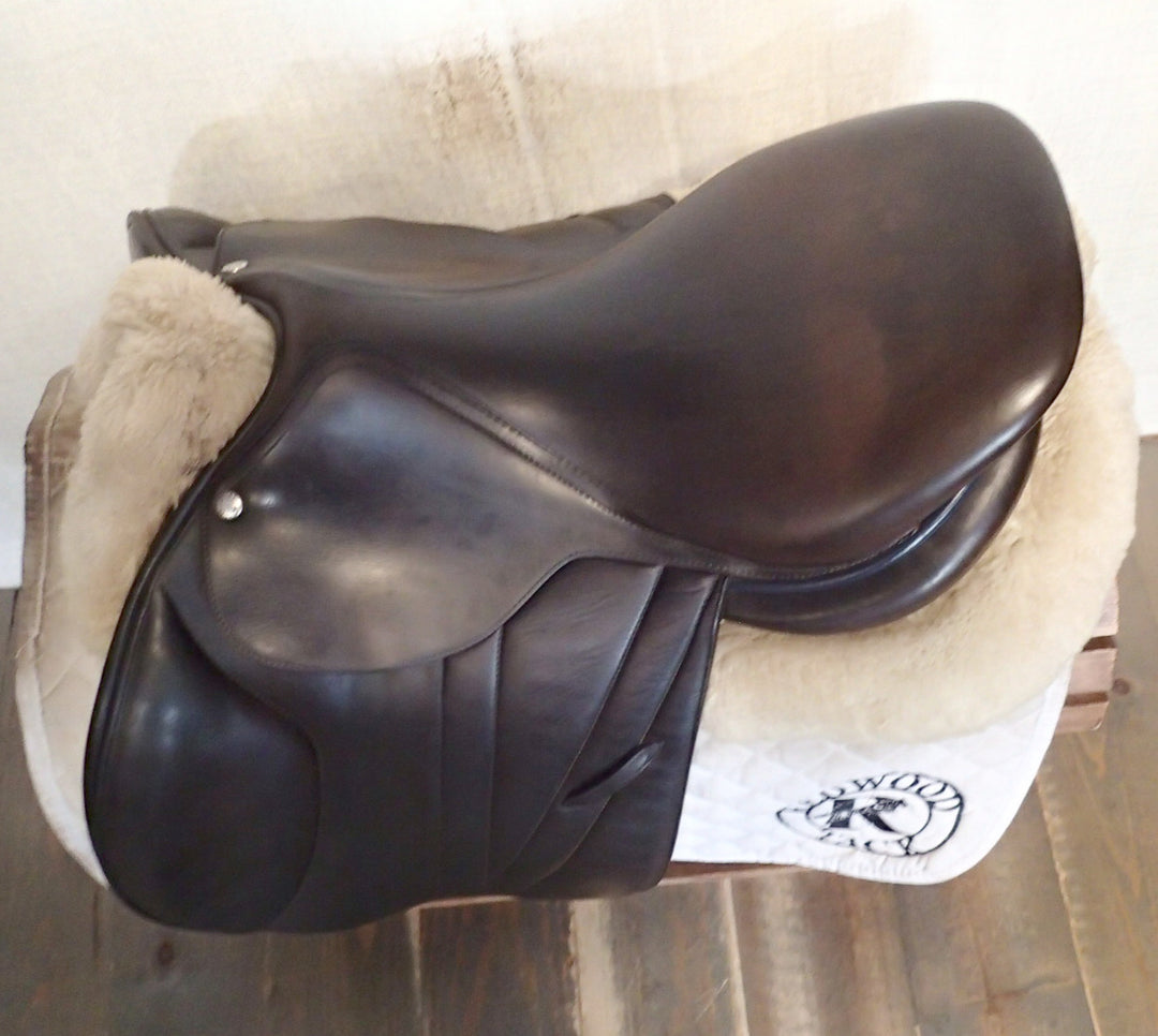 16" Butet Premium Saddle - Full Calfskin - 2019 - P Seat - 2 Flaps - 4.25" dot to dot (277)