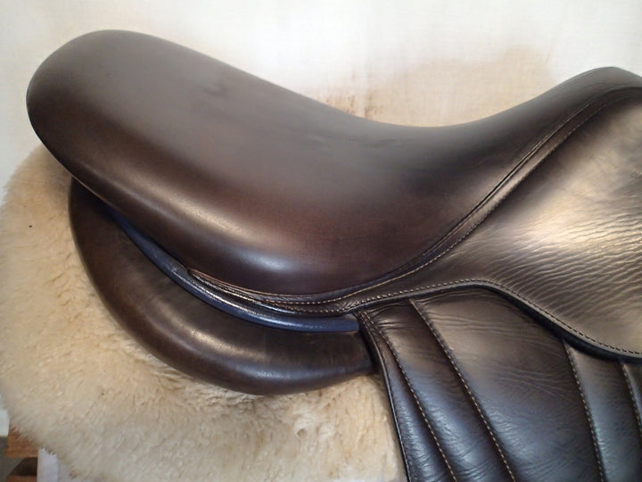 16" Butet Premium Saddle - Full Calfskin - 2019 - P Seat - 2 Flaps - 4.25" dot to dot (277)