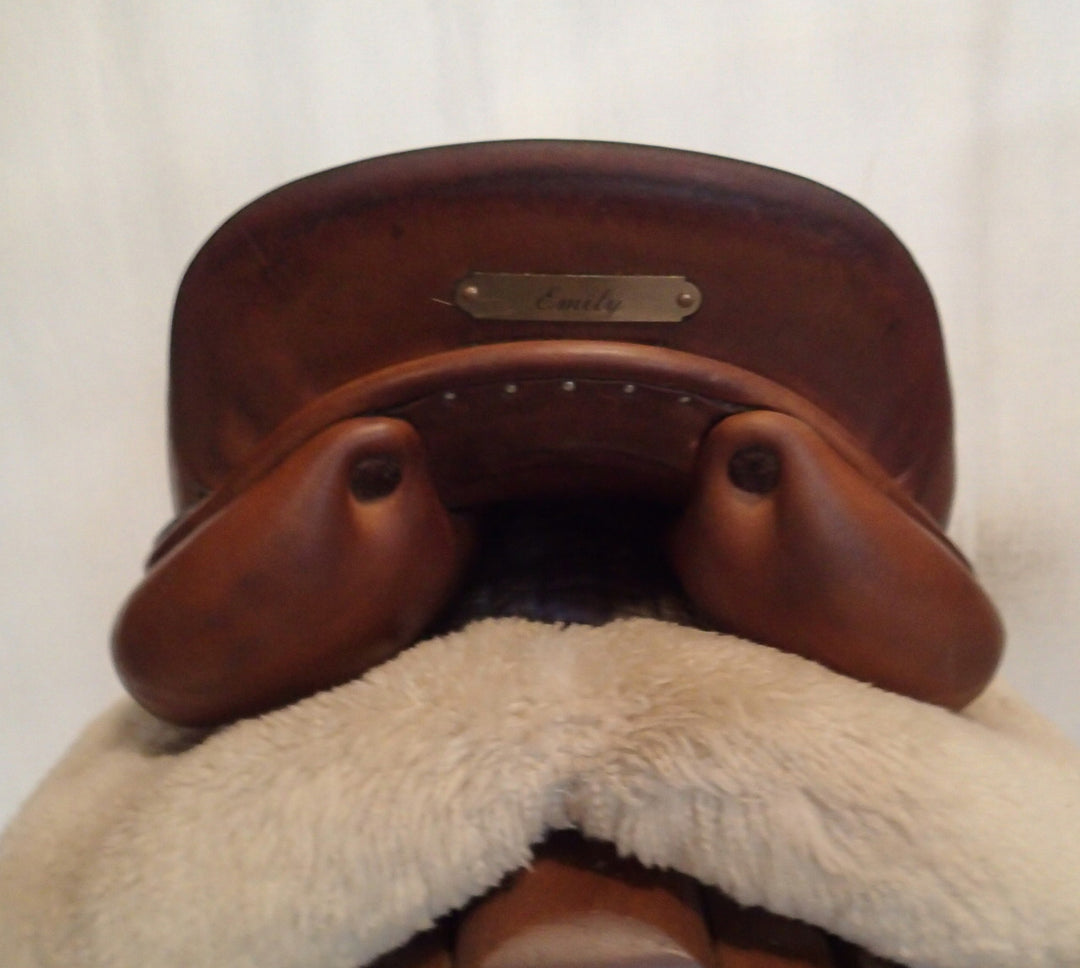 17.5" Butet Premium Saddle - Full Calfskin - 2012 - C Seat - 2.5 Flaps - 4.75" dot to dot (280)