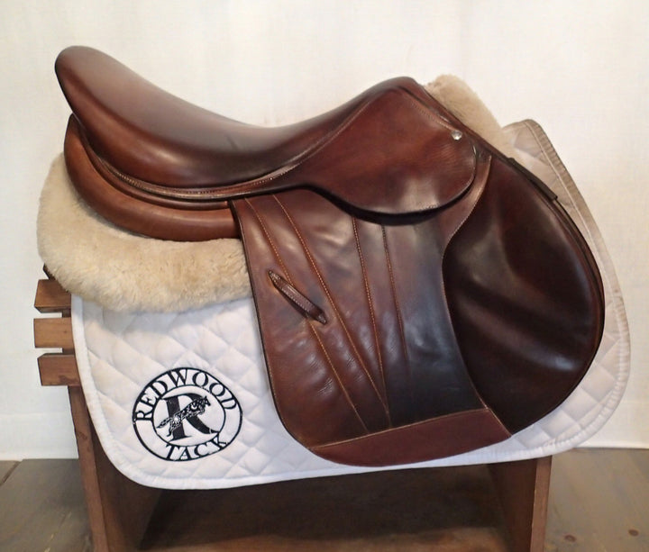 17.5" Butet Premium Saddle - Full Calfskin - 2012 - C Seat - 2.5 Flaps - 4.75" dot to dot (280)