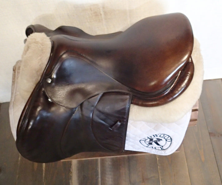 17" Voltaire Palm Beach Saddle - Full Buffalo - 2018 - 3AA Flaps - 4.75" dot to dot - Pro Panels