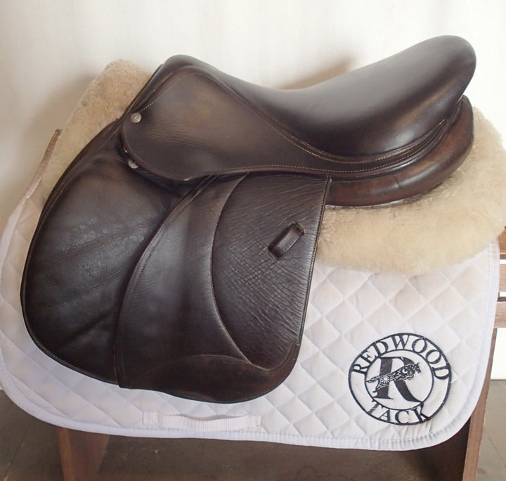 16.5" Voltaire Palm Beach Saddle - Full Buffalo - 2013 - 1A Flaps - 4.75" dot to dot - FIN Panels