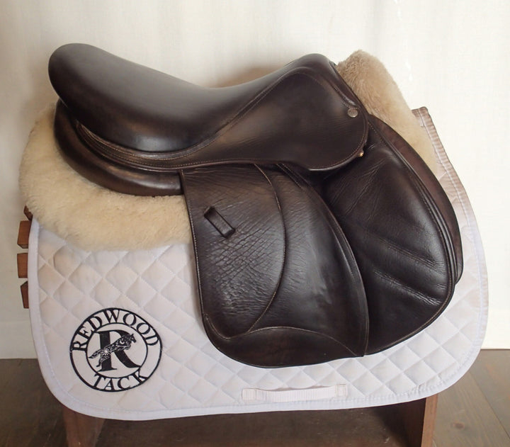 16.5" Voltaire Palm Beach Saddle - Full Buffalo - 2013 - 1A Flaps - 4.75" dot to dot - FIN Panels