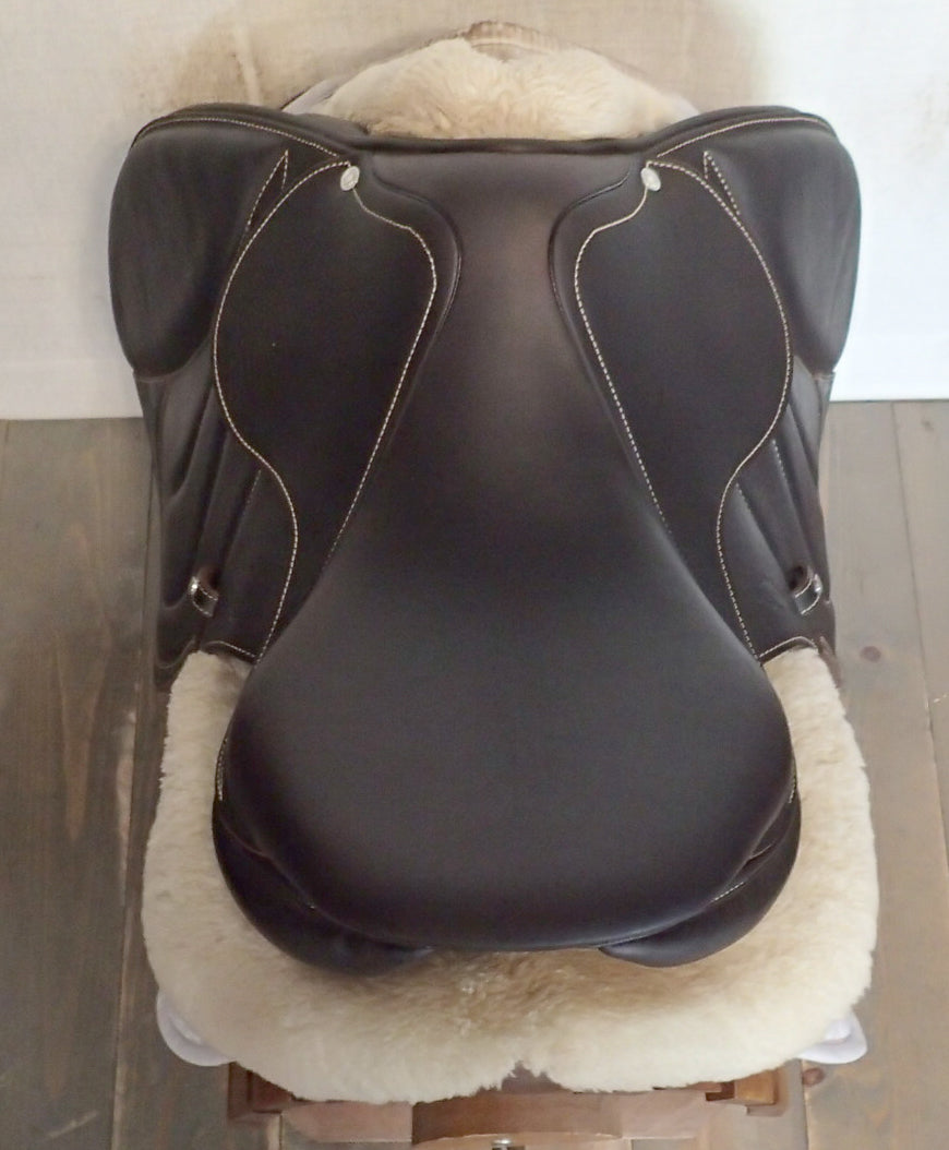 17" Antares Contact Saddle - Full Buffalo - 2021 - 2NB Flaps - 4.75" dot to dot