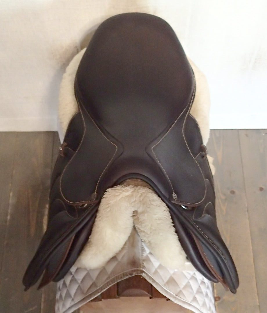 17" Antares Contact Saddle - Full Buffalo - 2021 - 2NB Flaps - 4.75" dot to dot