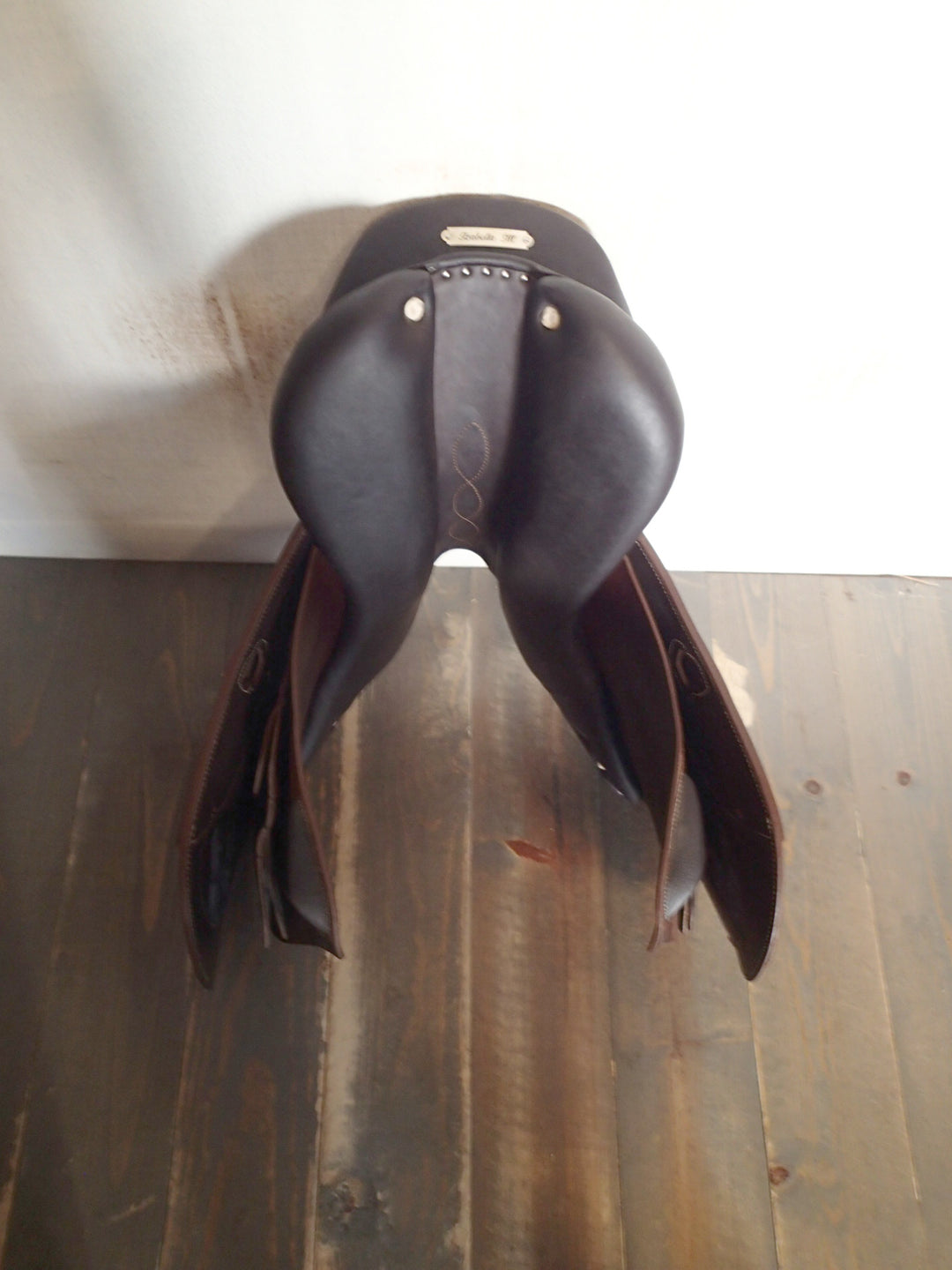 17" Antares Contact Saddle - Full Buffalo - 2022 - 3A Flaps - 5" dot to dot