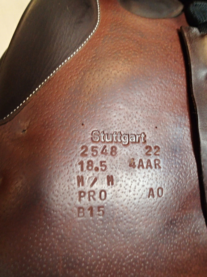 18.5" Voltaire Stuttgart Saddle - Full Buffalo - 2022 - 4AAR Flaps - 4.75" dot to dot - Pro Panels