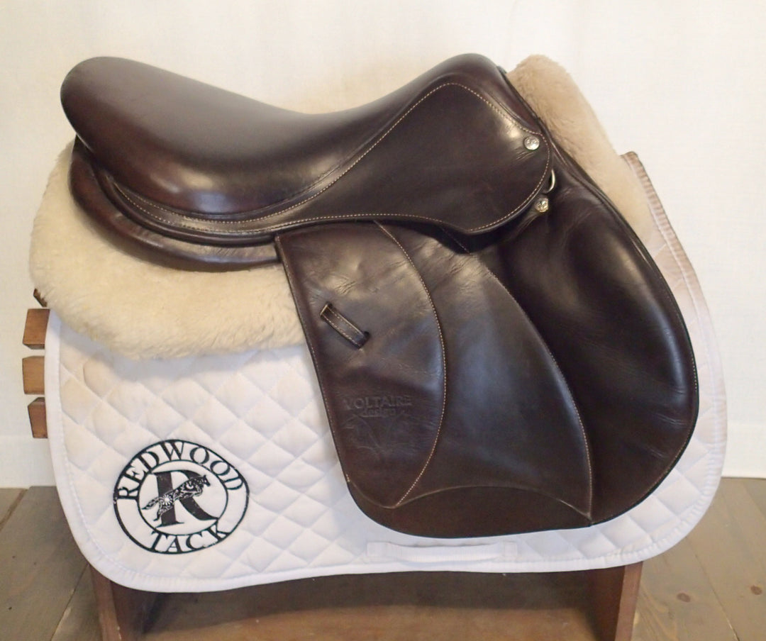 17" Voltaire Palm Beach Saddle - Full Buffalo - 2017 - 2 Flaps - 4.75" dot to dot - Pro Panels