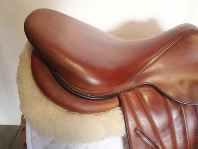 17" Butet Premium Saddle - Full Calfskin - 2022 - L Seat - 1.75 Flaps - 4.25" dot to dot