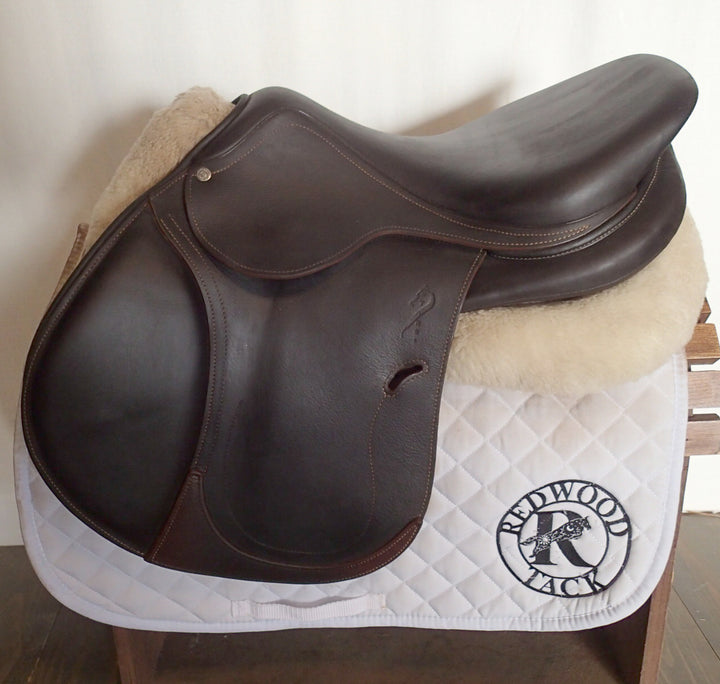 17" Antares Evolution Saddle - Full Buffalo - 2020 - 2A Flaps - 4.75" dot to dot (309)