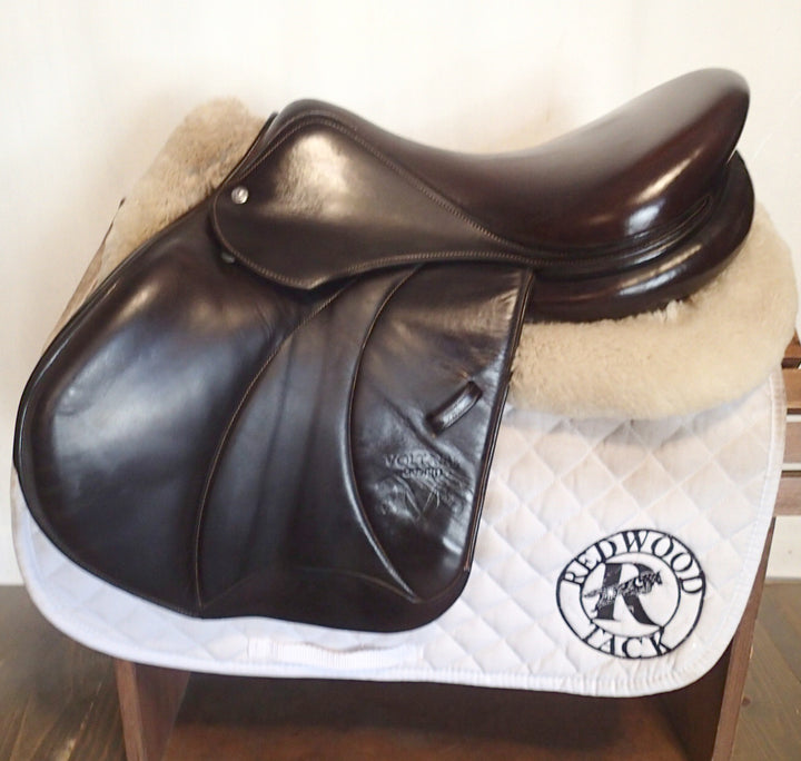 17" Voltaire Palm Beach Saddle - Full Buffalo - 2019 - 2AA Flaps - 4.75" dot to dot - Pro Panels (309)