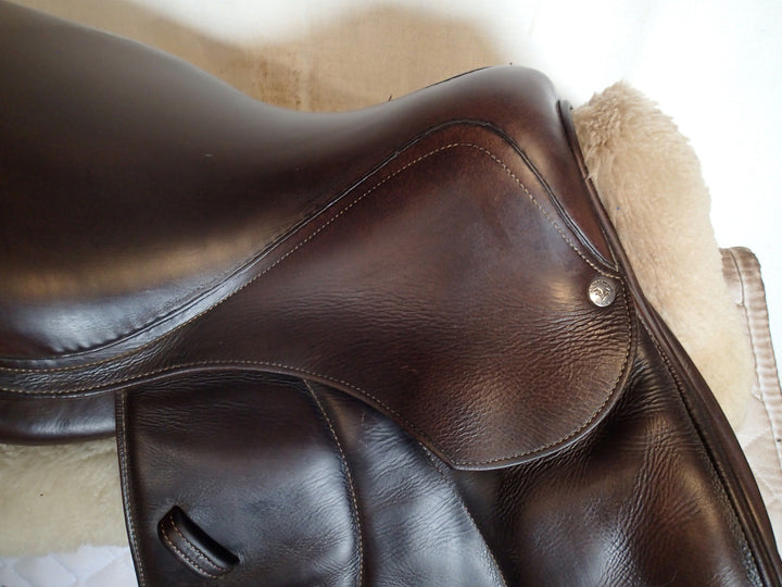 16.5" Voltaire Palm Beach Saddle - Full Buffalo - 2015 - 1A Flaps - 5" dot to dot - Pro Panels