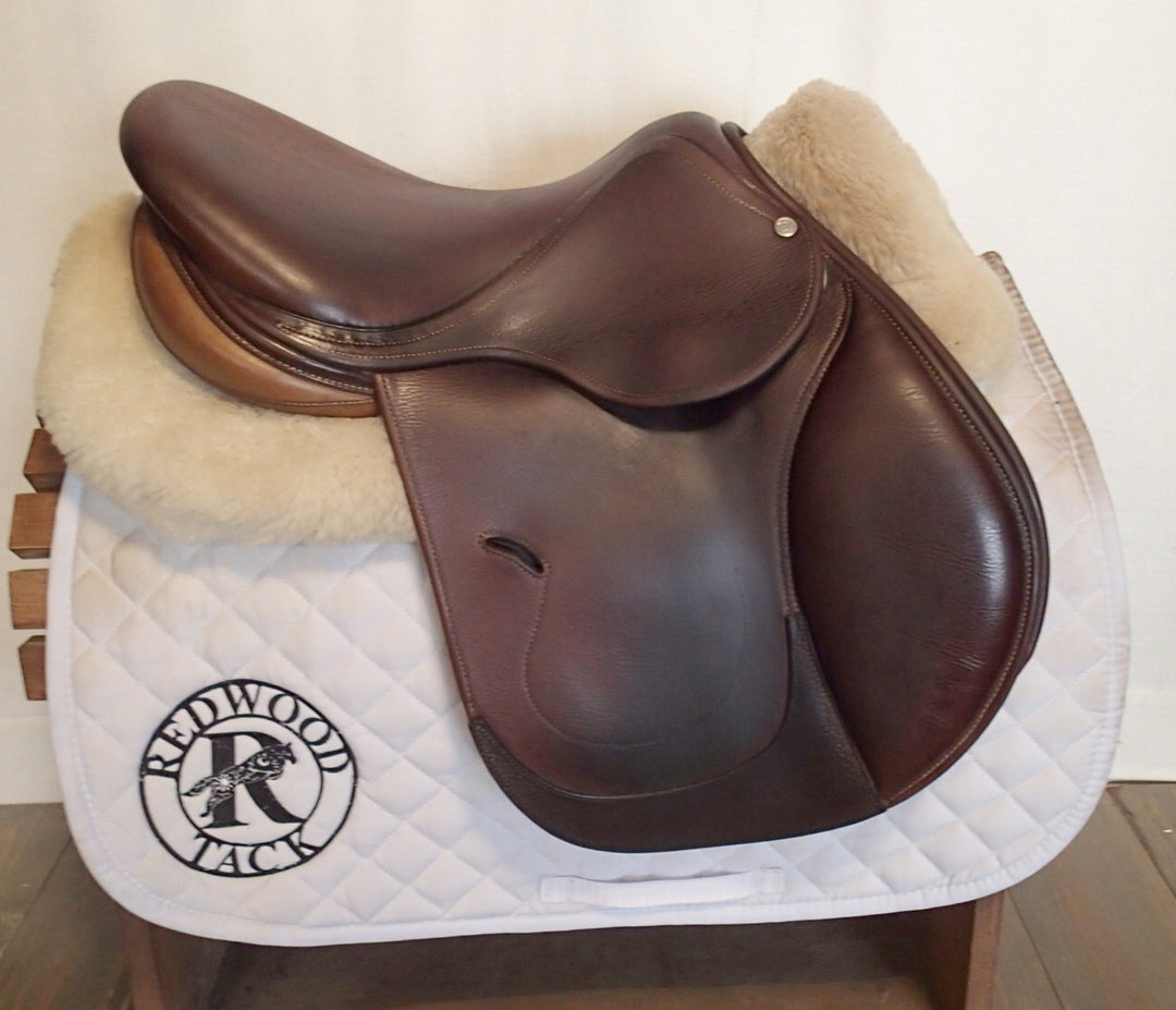 15.5" Antares DJ Saddle - Full Buffalo - 2014 - 0 Flaps - 4.5" dot to dot