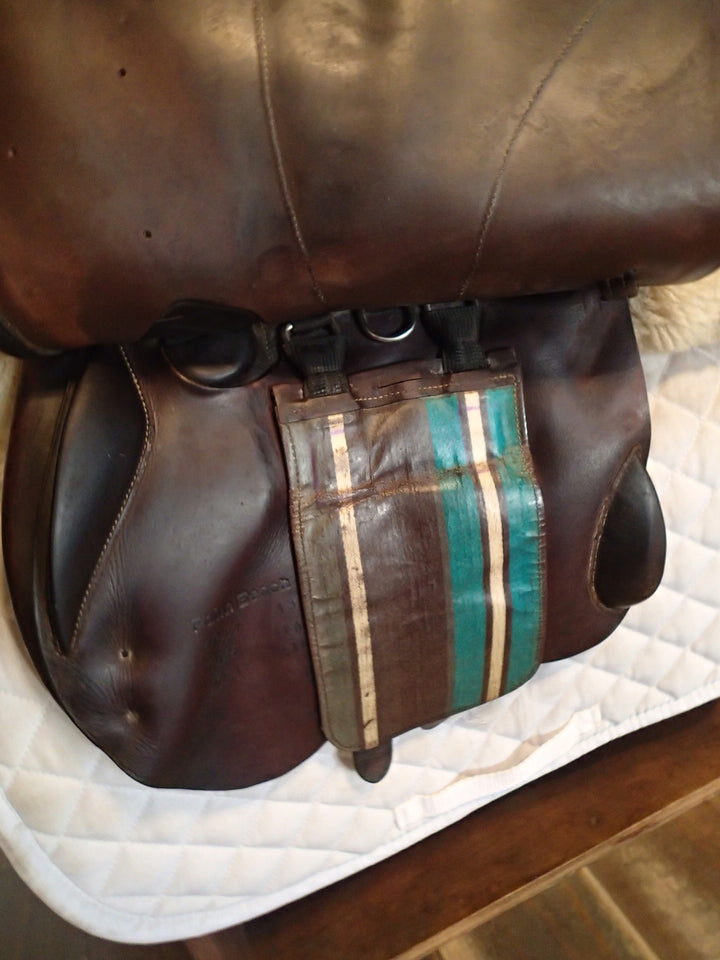 15.5" Voltaire Palm Beach Saddle - Full Buffalo - 2013 - 1A Flaps - 4.75" dot to dot - XFIN Panels (314)