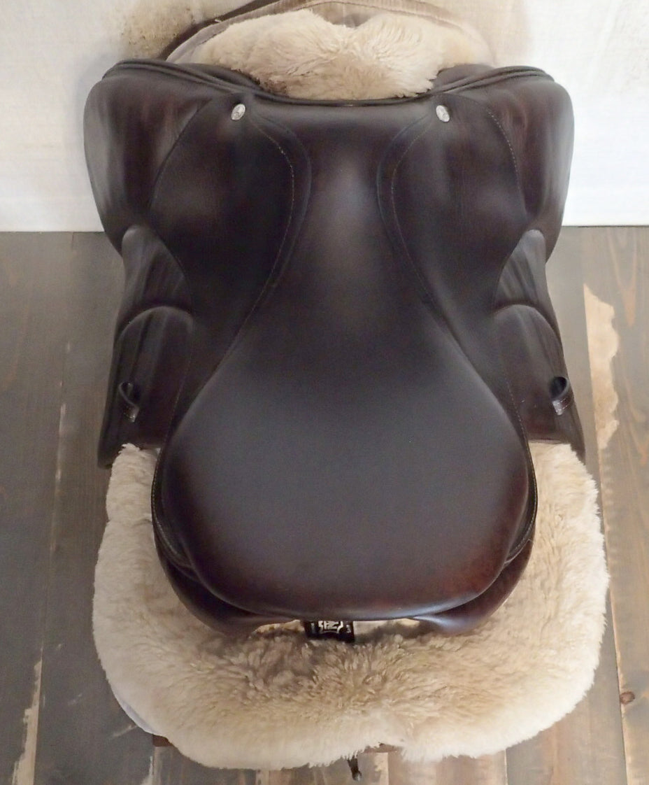 15.5" Voltaire Palm Beach Saddle - Full Buffalo - 2013 - 1A Flaps - 4.75" dot to dot - XFIN Panels (314)