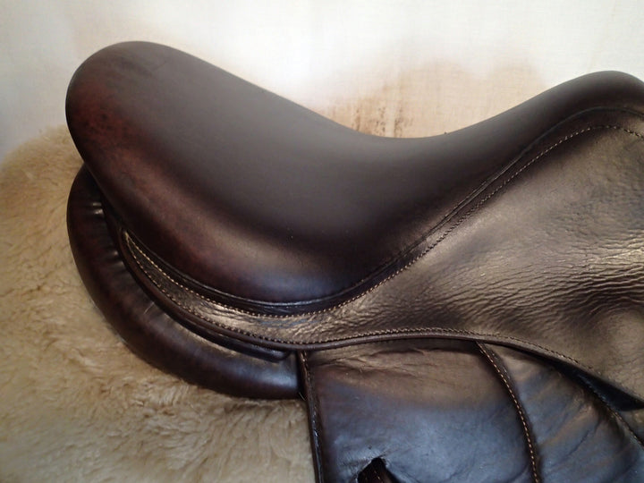 15.5" Voltaire Palm Beach Saddle - Full Buffalo - 2013 - 1A Flaps - 4.75" dot to dot - XFIN Panels (314)