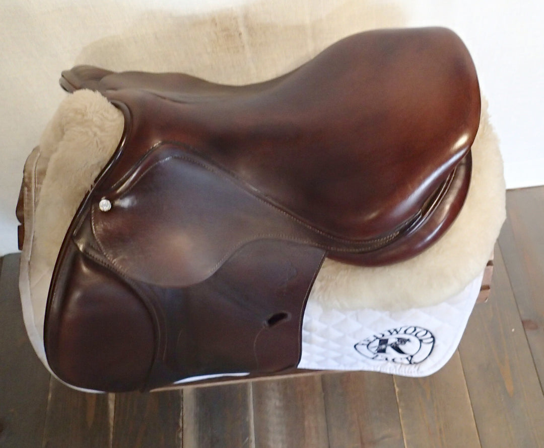 16.5" Antares Evolution Saddle - Full Buffalo - 2015 - 1N Flaps - 4.5" dot to dot