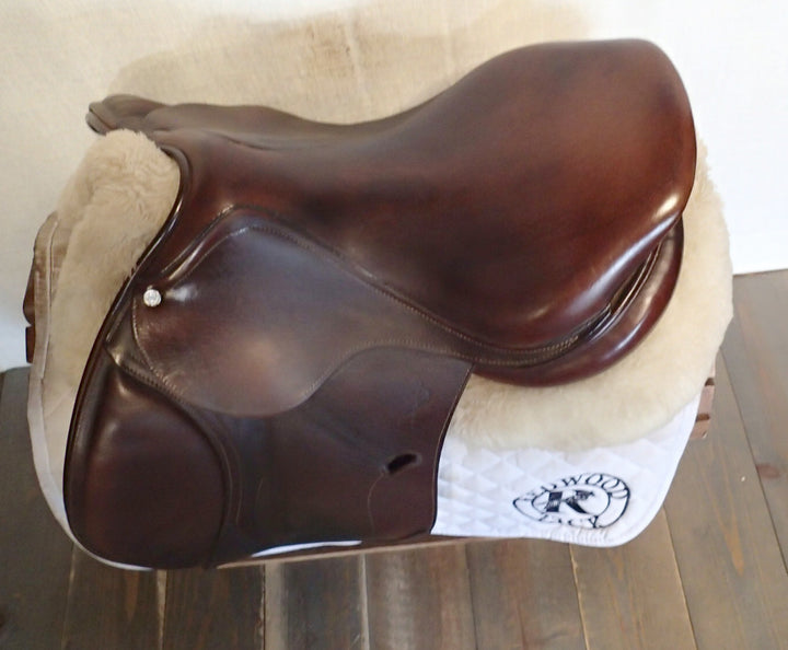 16.5" Antares Evolution Saddle - Full Buffalo - 2015 - 1N Flaps - 4.5" dot to dot