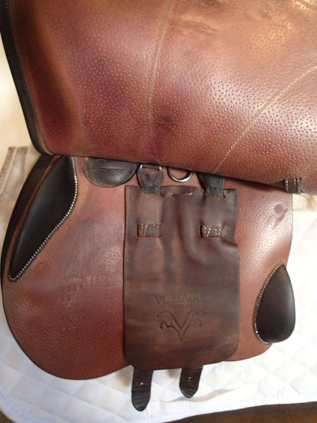 17" Voltaire Palm Beach Saddle - Full Buffalo - 2022 - 2A Flaps - 5" dot to dot - XFIN Panels