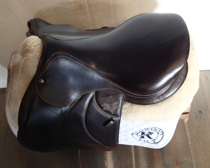 17" Voltaire Palm Beach Saddle - Full Buffalo - 2022 - 2A Flaps - 5" dot to dot - XFIN Panels