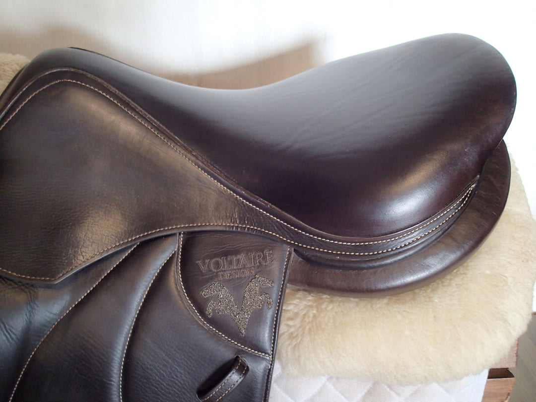 17" Voltaire Palm Beach Saddle - Full Buffalo - 2022 - 2A Flaps - 5" dot to dot - XFIN Panels