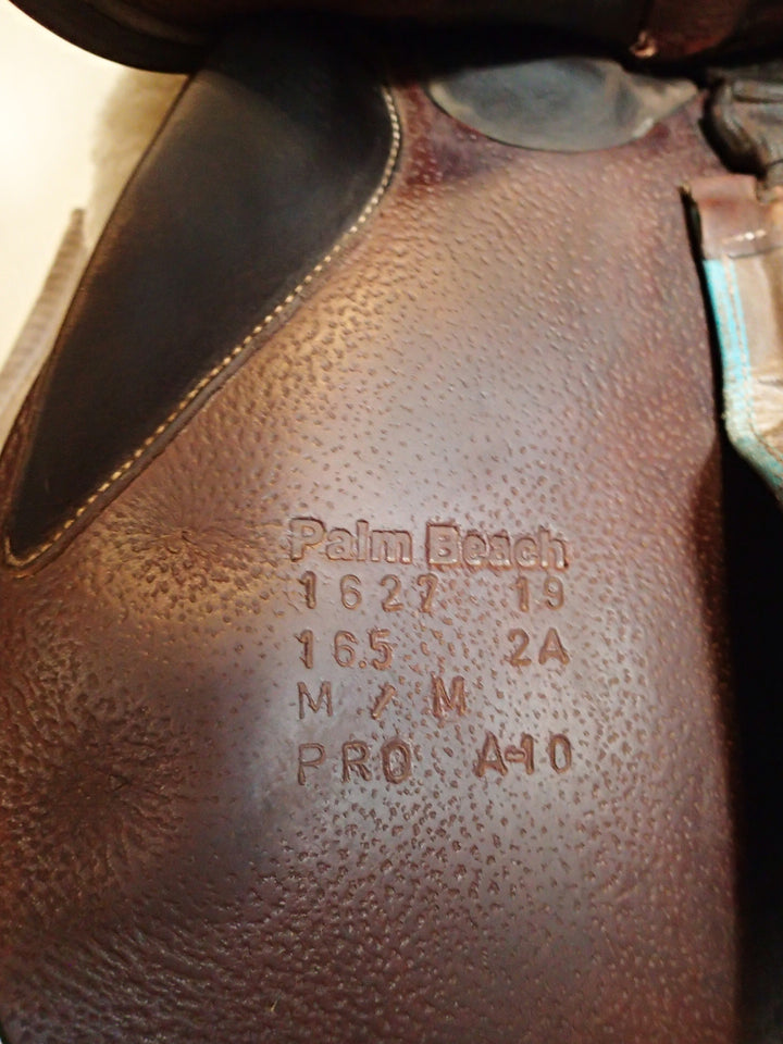 16.5" Voltaire Palm Beach Saddle - Full Buffalo - 2019 - 2A Flaps - 4.75" dot to dot - Pro Panels