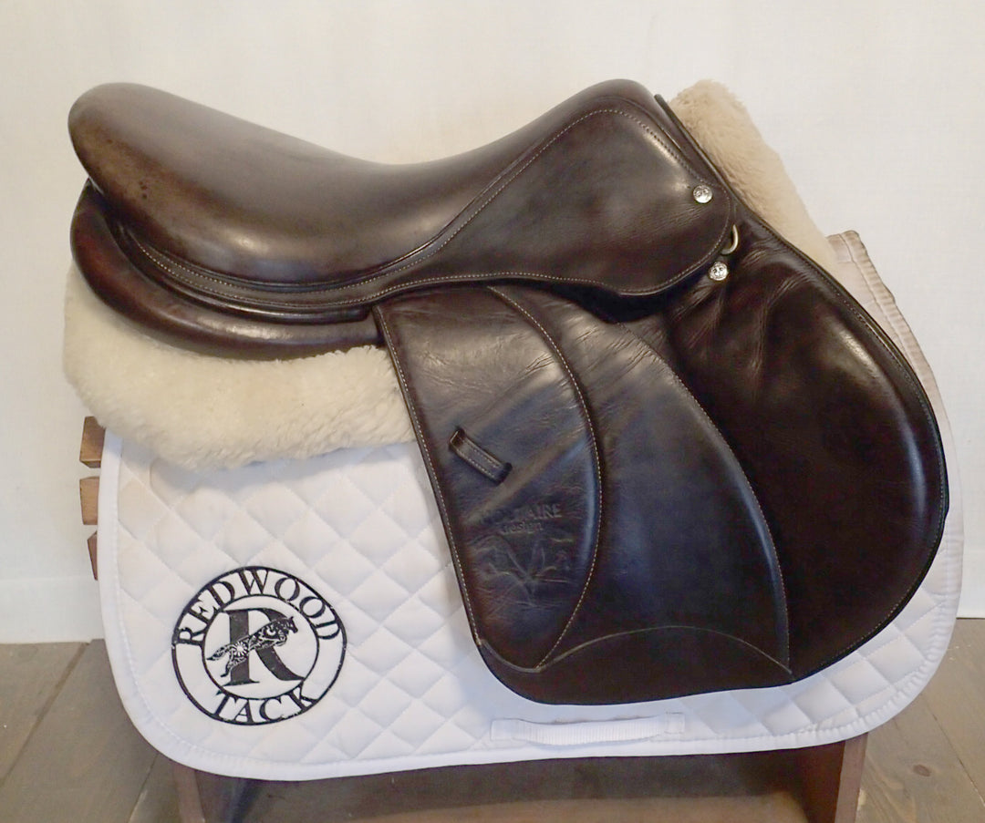 18" Voltaire Palm Beach Saddle - Full Buffalo - 2019 - 2A Flaps - 4.75" dot to dot - FIN Panels