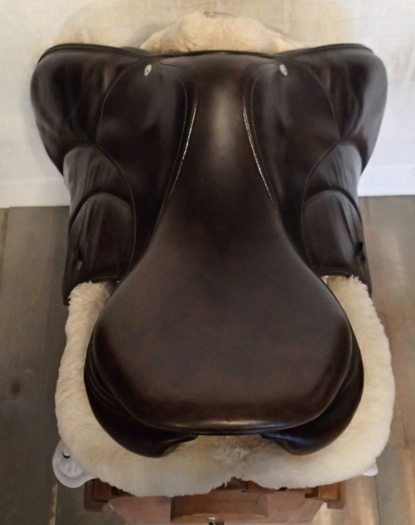 18" Voltaire Palm Beach Saddle - Full Buffalo - 2019 - 2A Flaps - 4.75" dot to dot - FIN Panels