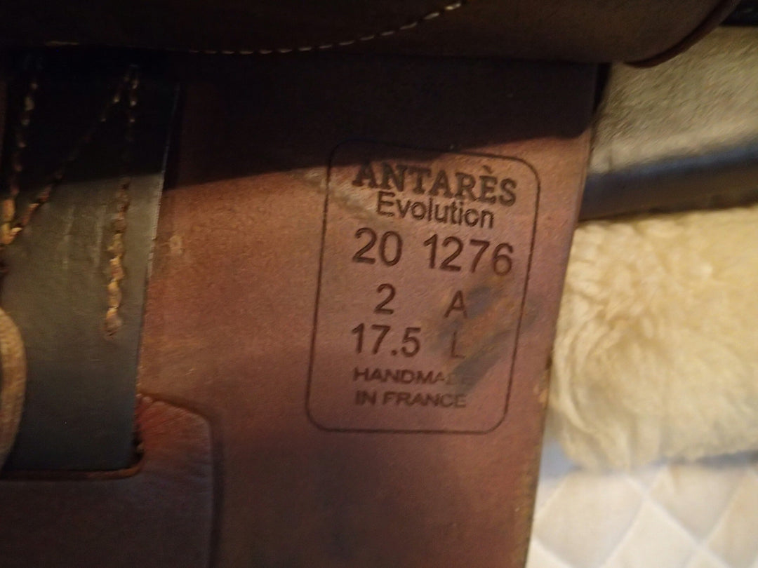 17.5" Antares Evolution Saddle - Full Buffalo - 2020 - 2A Flaps - 4.5" dot to dot