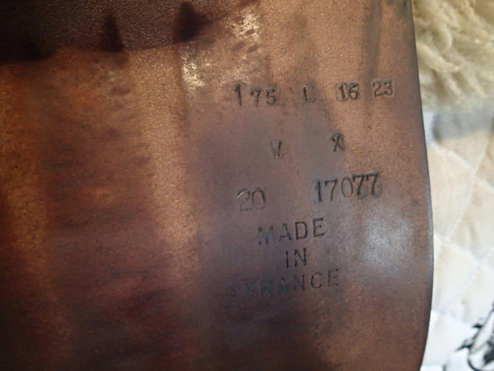 16" Butet Premium Saddle - Full Calfskin - 2020 - L Seat - 1.75 Flaps - Wool Flocked - 4.5" dot to dot (325)