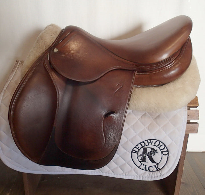 17.5" Antares Saddle - Full Buffalo - 2010 - 3 Flaps - 4.75" dot to dot