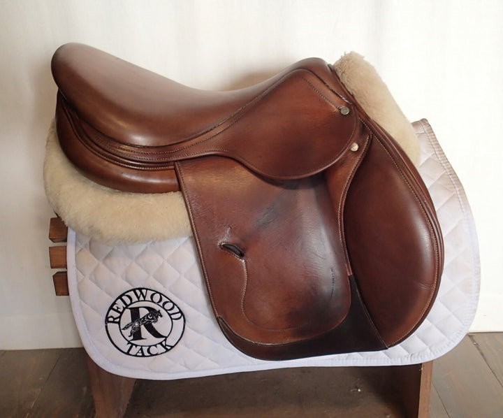 17.5" Antares Saddle - Full Buffalo - 2010 - 3 Flaps - 4.75" dot to dot