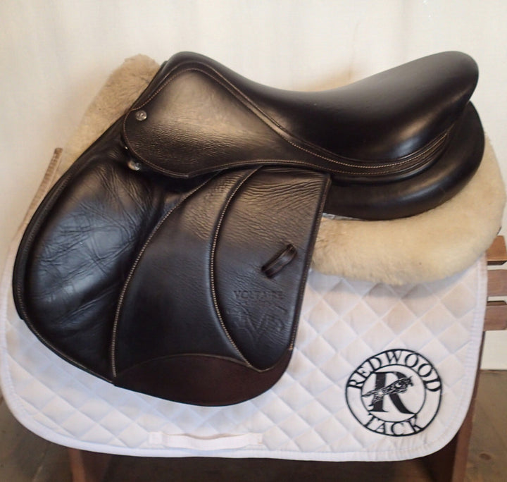 17" Voltaire Palm Beach Saddle - Full Buffalo - 2019 - 1A Flaps - 4.75" dot to dot - Pro Panels