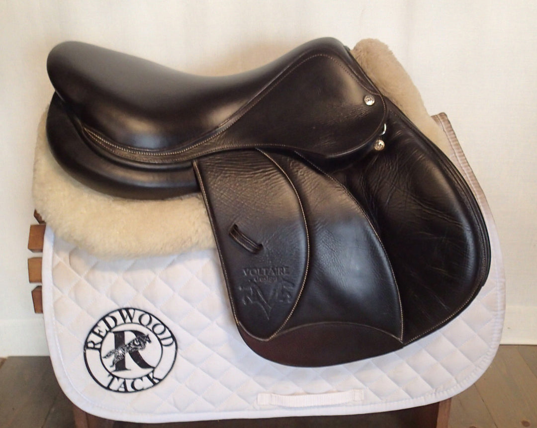 17" Voltaire Palm Beach Saddle - Full Buffalo - 2019 - 1A Flaps - 4.75" dot to dot - Pro Panels