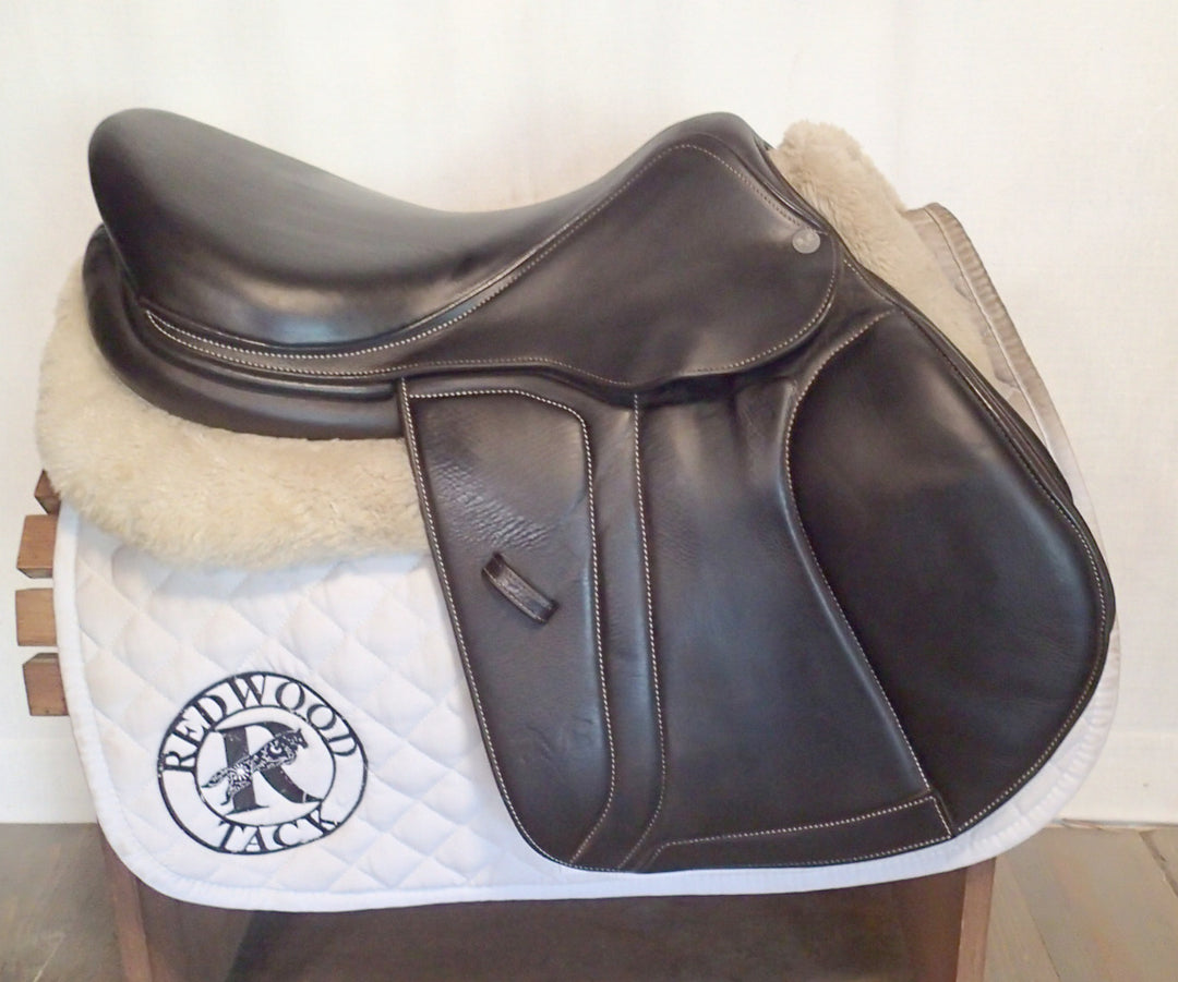 17.5" Voltaire Blue Infinite Saddle - Full Buffalo - 2025 - 2AA Flaps - 4.75" dot to dot - Pro Panels (331)