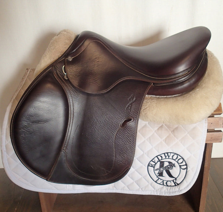 17" Antares Contact Saddle - Full Buffalo - 2021 - 2AB Flaps - 4.75" dot to dot